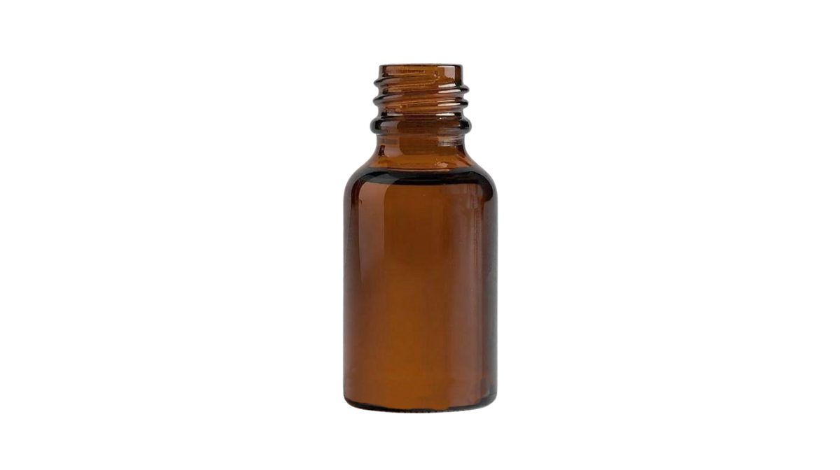 10ml Amber Euro Glass Bottle – 18mm Neck (768 pcs)