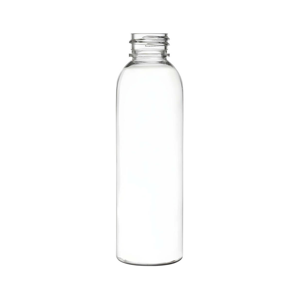 120ml (4oz) Clear PET Cosmo Round Bottle – 24-410 Neck (630 pcs)