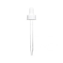 White CRC child-resistant dropper with 108mm pipette, 22-400