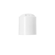 24-410 white smooth disc top cap, unlined