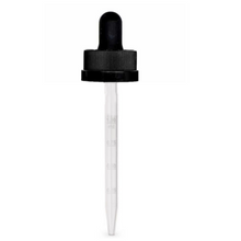 20-400 black PP non-CRC dropper with 89mm graduated PP pipette