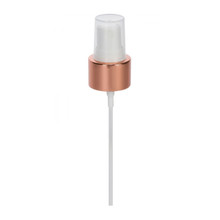 20-400 white fine mist sprayer with rose gold closure for 1 oz bottle